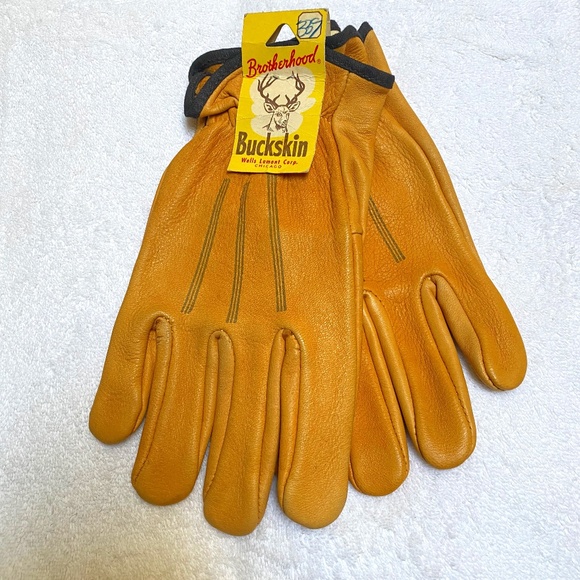 Wells Lamont Brotherhood Buckskin Gloves. - Picture 1 of 5
